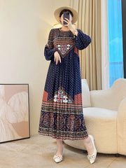 Luxe Travel-Ready Pleated Dress