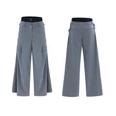 Men's Pinstripe Double-Layered Suit