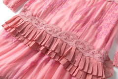 Couture Tiered Ruffle Dress