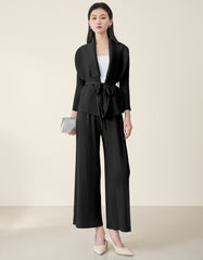 Luxury Micro-Pleat Two-Piece