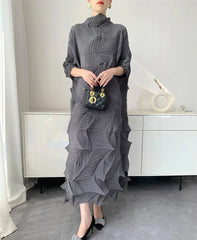 Japanese Diamond Pleated Dress