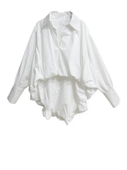 Luxury Poplin Balloon Blouse