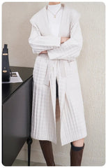 Signature Plissé Trench Coat