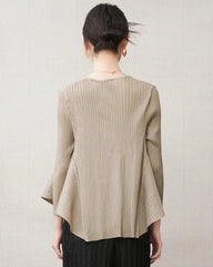 Luxe Pleated Asymmetric Top