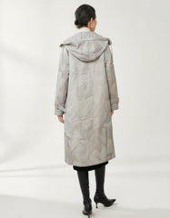 Luxury Thick Pleats Quilted Coat