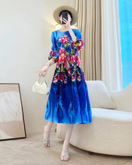 Luxury Pleated Formal Dress