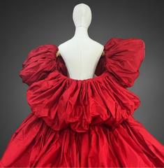 Couture Floor-Length Evening Cape