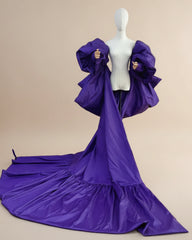 Luxury Taffeta Opera Coat