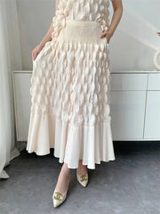 Truly Plissé Bubble Top & Skirt Set
