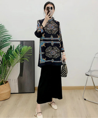 Premium Plisse Blouse & Pants