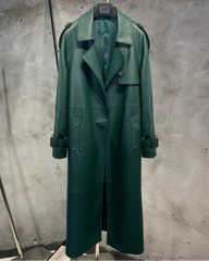 Genuine Sheepskin Couture Trench Coat