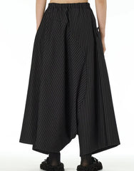 Avant-Garde Drop-Crotch Trousers