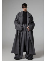 Men's Iconic Extra Long Wool-Blend Trench Coat