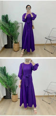 Truly Pleated Loose Long Dress