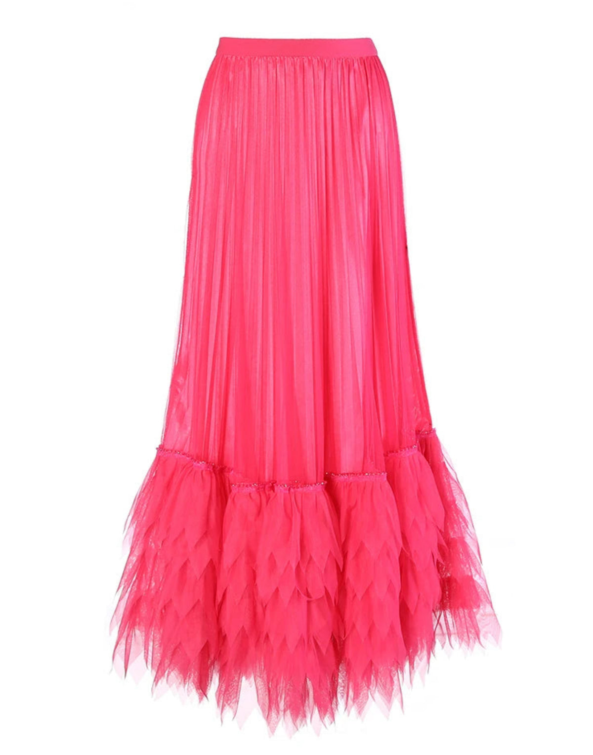Couture Pleated Tulle Skirt