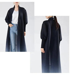 Luxury Plisse Longline Cardigan