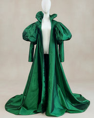 Floor-Length Opera Coat Gown