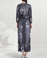 Luxury Floral Plissé Skirt Set