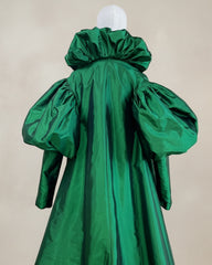 Floor-Length Opera Coat Gown
