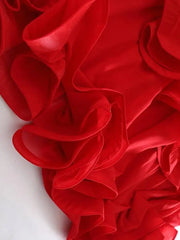 Luxury High-Waisted Ruffle Skirt