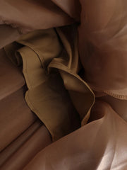Luxury Tulle Mesh Buckle Skirt