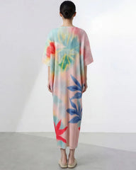 Luxury Plissé Caftan Dress