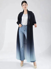 Luxury Plisse Longline Cardigan
