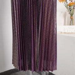 Luxury Floral Plissé Dress