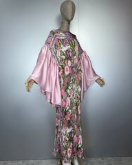 Luxury Plissé Satin Sleeve Dress