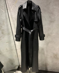 Genuine Sheepskin Couture Trench Coat