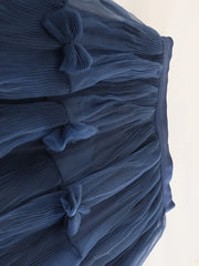 Luxury Bow-Detail Tulle Skirt