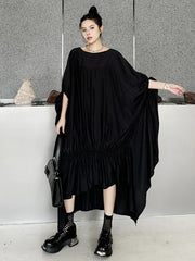 Women's Asymmetric Oversized Draped Dress