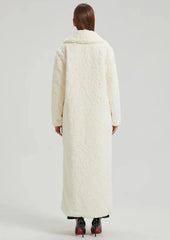 Women's Elegant Fluffy Faux Fur Long Coat