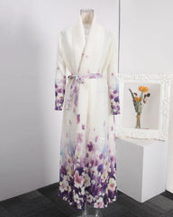 Luxe Plissé Longline Cardigan