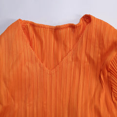 Luxe Tiered Ruffle Pleats Dress