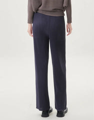 Premium Plissé Wide-Leg Trousers