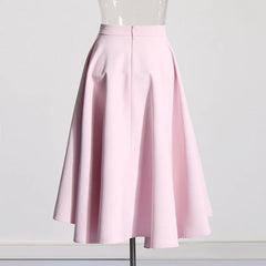 Couture High-Waist Midi Skirt & Blazer Set