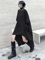Luxury Asymmetrical Sweater Dress