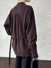 Luxury Draped Blouse Top