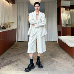 Baggy Fit Men's Short Suit Set