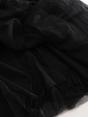 Luxury Asymmetrical Tulle Skirt