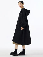 Everyday Oversized Hooded Long Coat