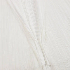 Lightweight Plisse Open-Front Cardigan
