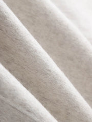 Luxury Wool-Blend Open Coat