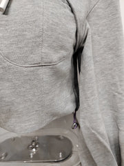 Women's Chic Cropped Hoodie Sweatshirt