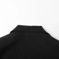 Luxury Ruffled Sleeve Blazer