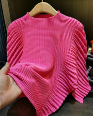 Elegant Accordion Pleated Top