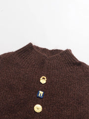 Luxe Wool-Blend Knit Dress Set