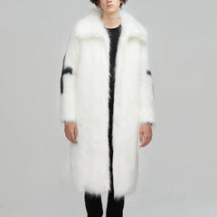 Men's Luxe Faux Fur Overcoat