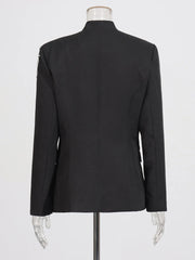 Luxury Pearl & Sequin Blazer
